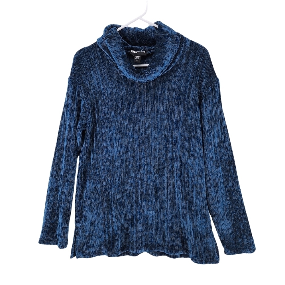 GG Collection Women's Textured Cowl Neck Knit Sweater - S